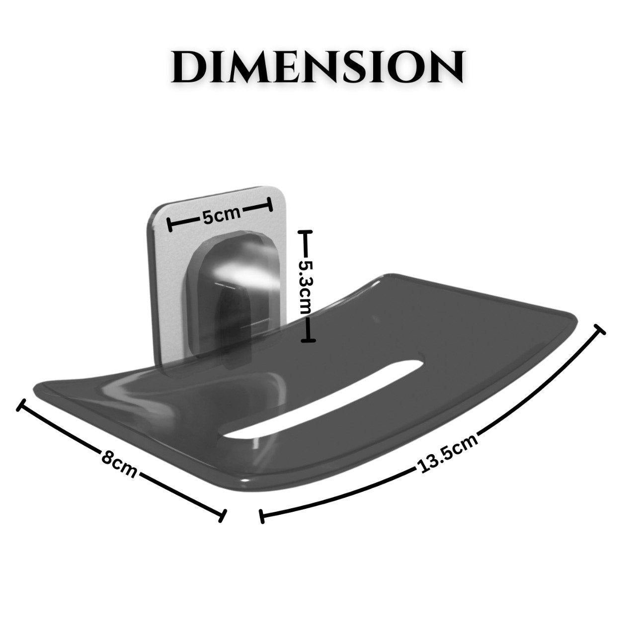 Self-Adhesive Wall-Mounted Soap Dish Holder
