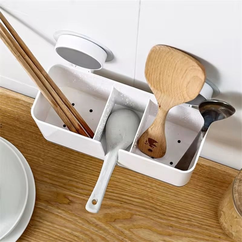 Wall-Mounted Multipurpose Storage Organizer with Suction Cups