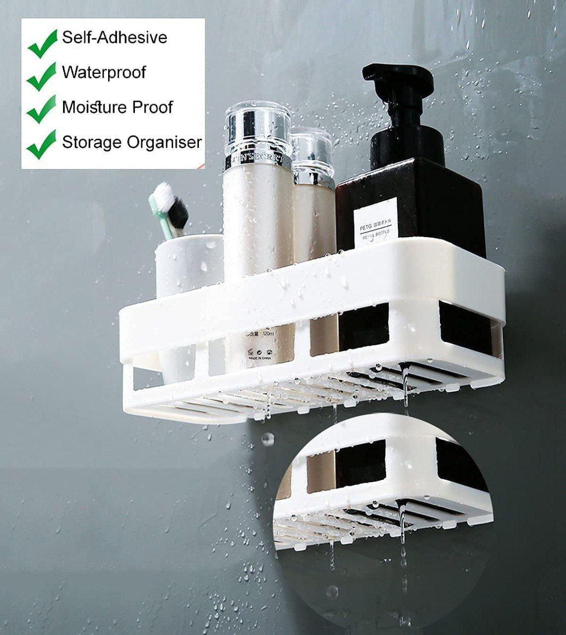 Wall Mounted Plastic Corner Rack